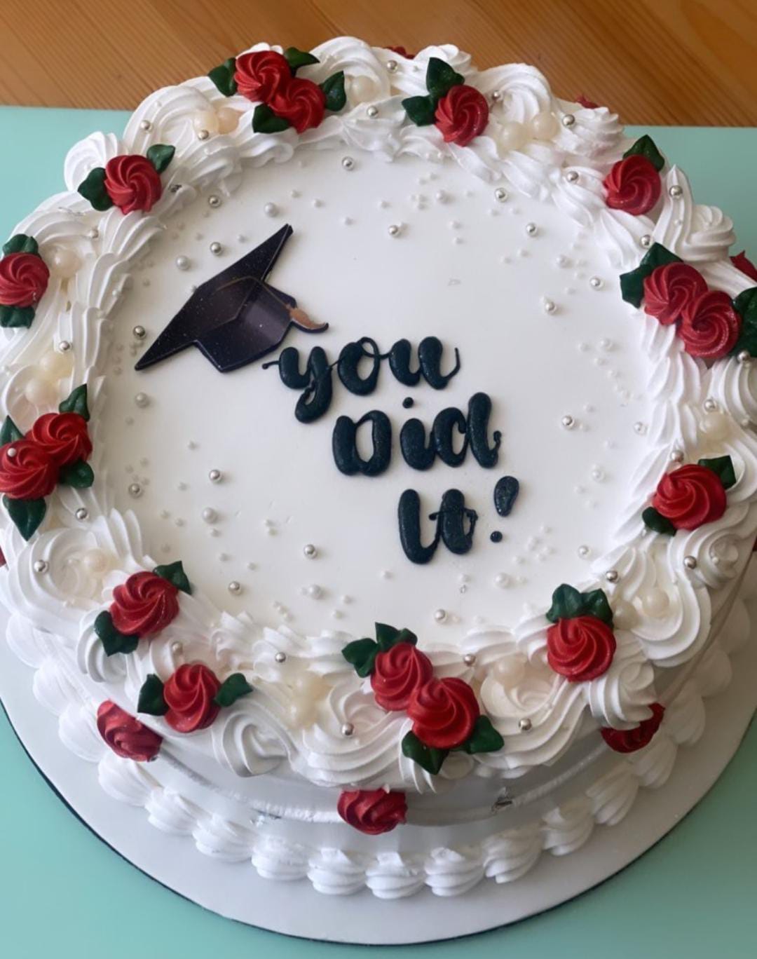 Graduation Cake-Freshcream 2D